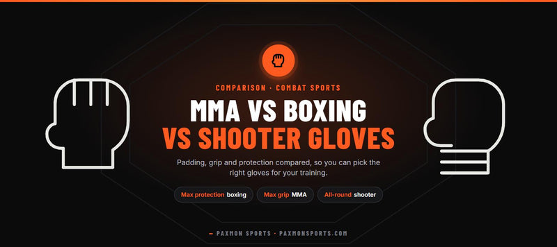 MMA gloves vs boxing gloves vs shooter gloves comparison | PAXMON