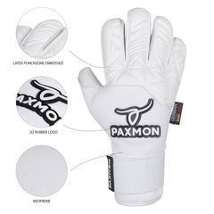 Pro-level German Latex Goalkeeper Gloves with Excellent Grip and Seam Cut Design