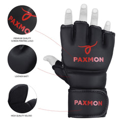 Premium Genuine Leather UFC Grappling Gloves for MMA Fighters