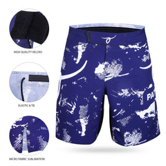 Protective and Compressive MMA Shorts for Grappling and Muay Thai/Stay Dry and Comfortable