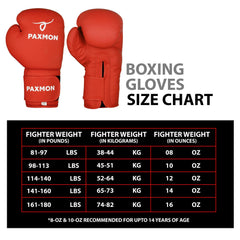 Unleash Your Inner Pro/ Introducing the Paxmon Premium Series Genuine Leather Sparring Gloves for Adults