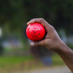 Official Grade A Leather Cricket Ball for Men's and Women's Matches - 156g